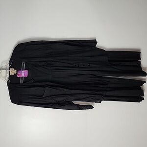 #3 Vintage Sportique two-piece black gaucho pants set.